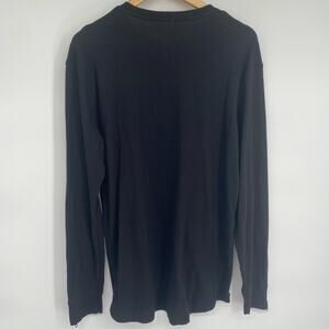 Iro-Ochi Top Men’s Medium Black Zipper Details Streetwear Cotton Grunge